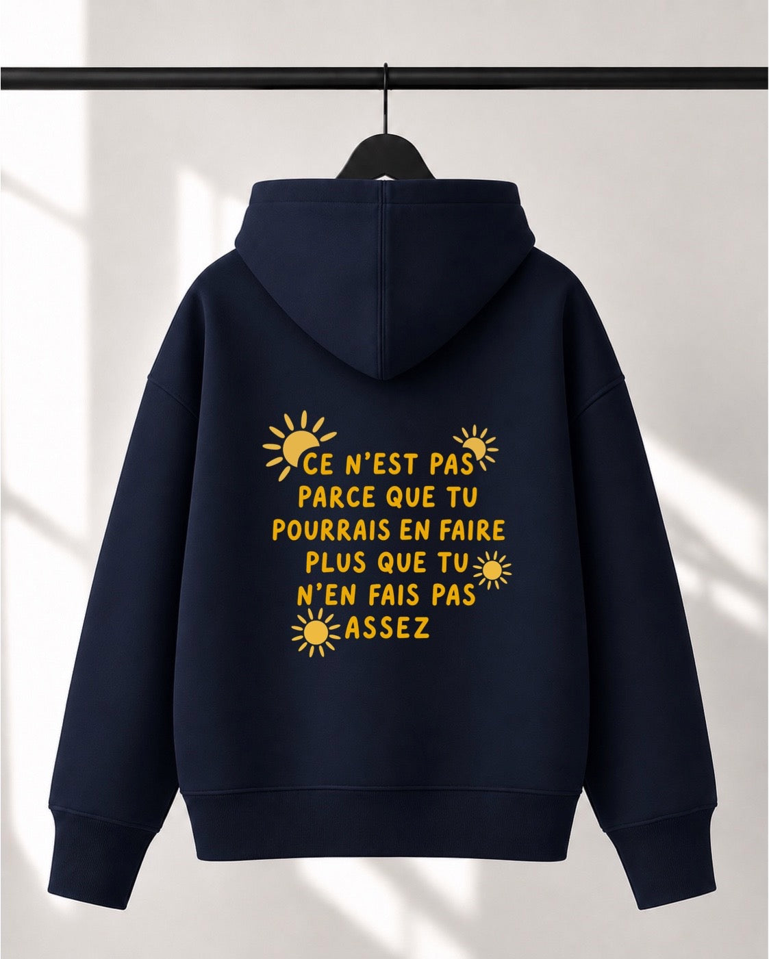 Hoodie Lusso unisexe «Suffisant»