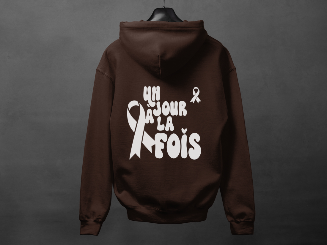 Hoodie unisexe «Un jour à la fois»