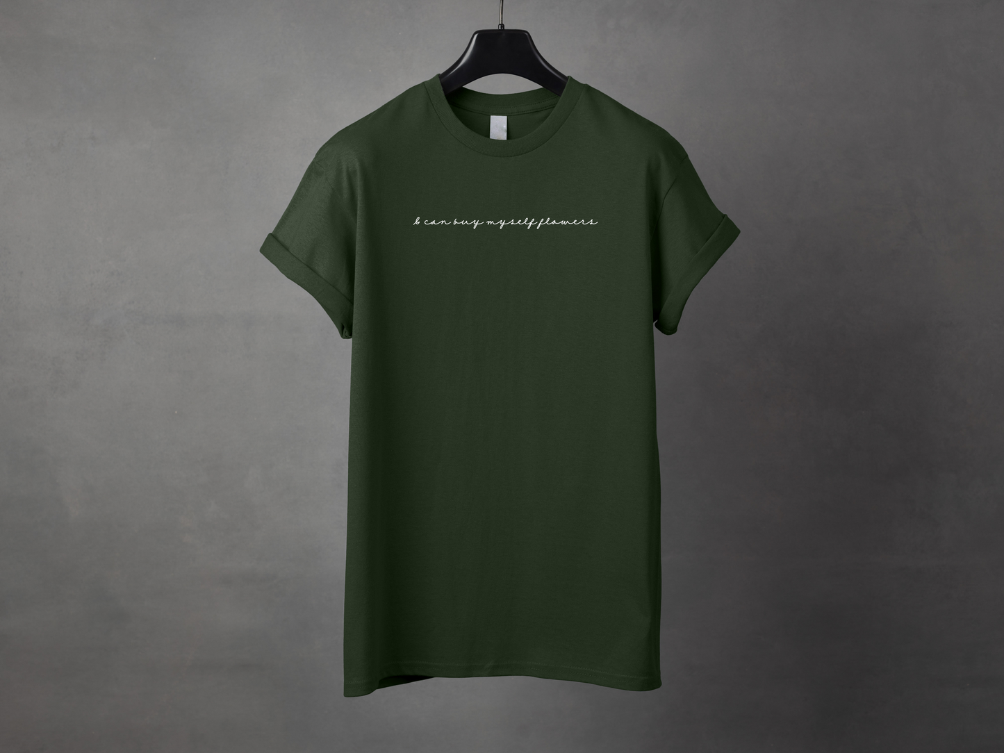 T-shirt unisexe «I can buy myself flowers»