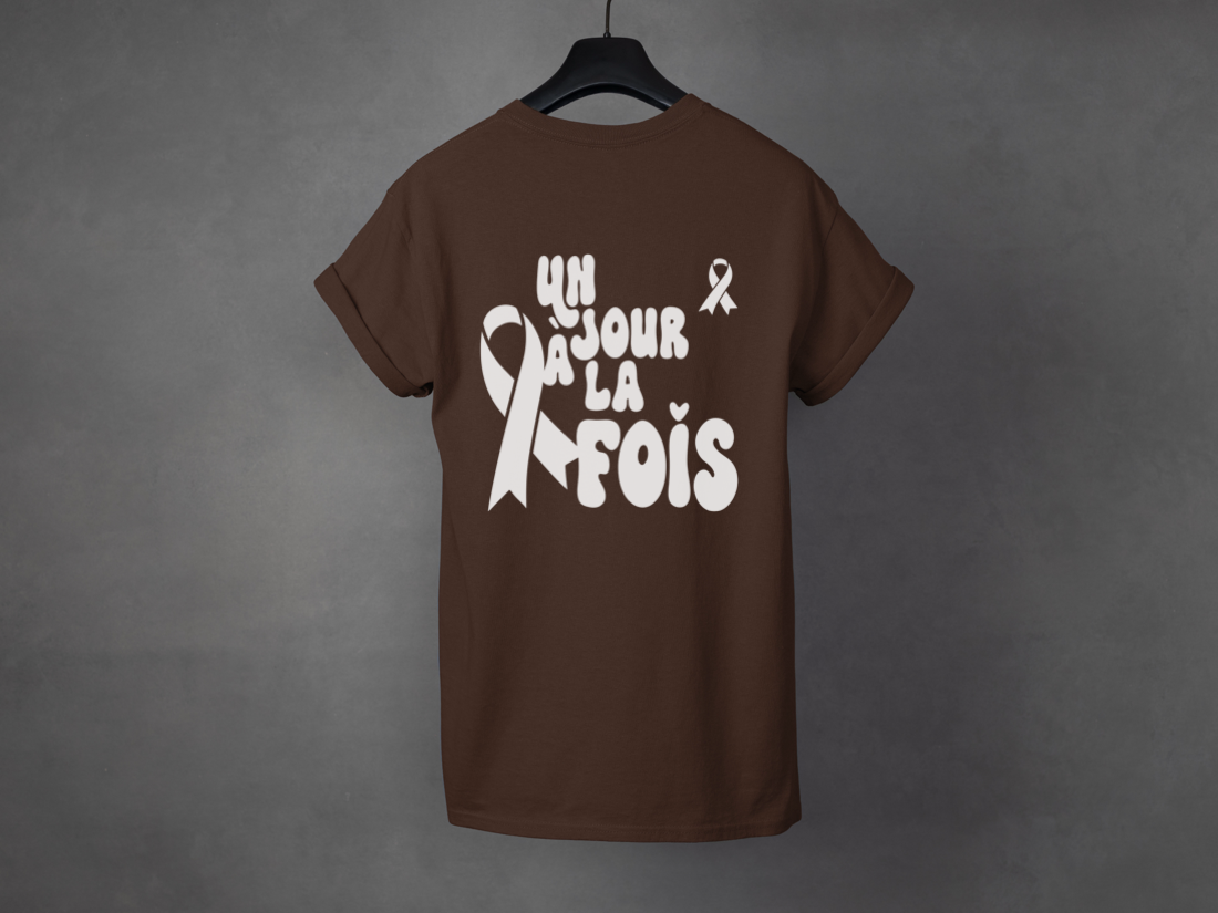 T-shirt unisexe «Un jour à la fois»