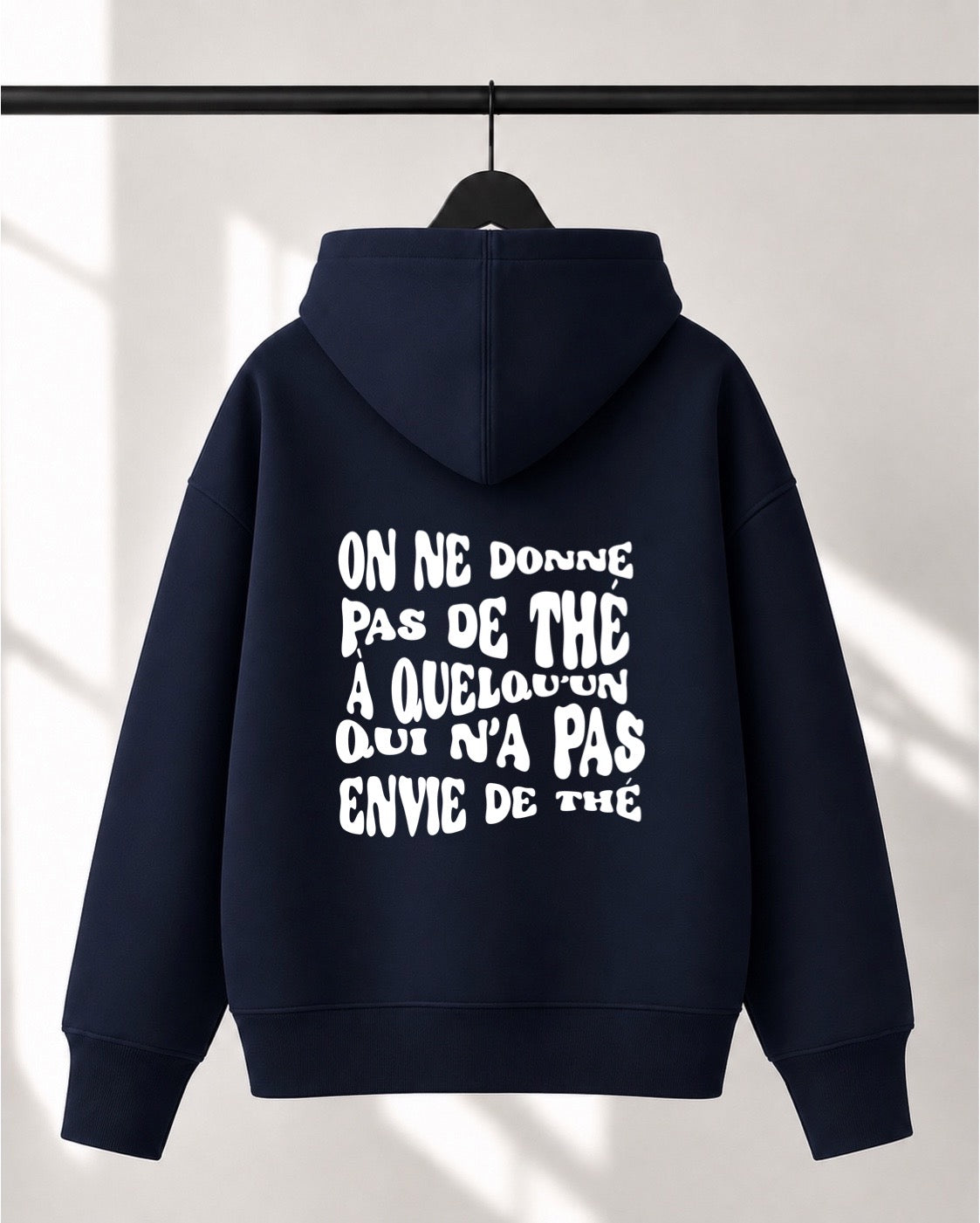 Hoodie Lusso unisexe «Consen-thé-ment»