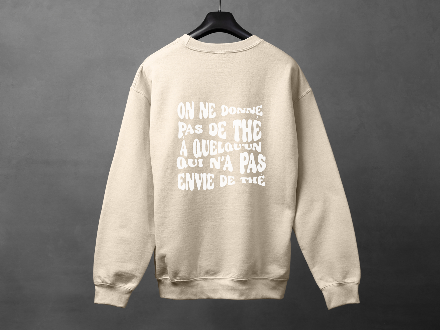 Crewneck unisexe «Consen-thé-ment»