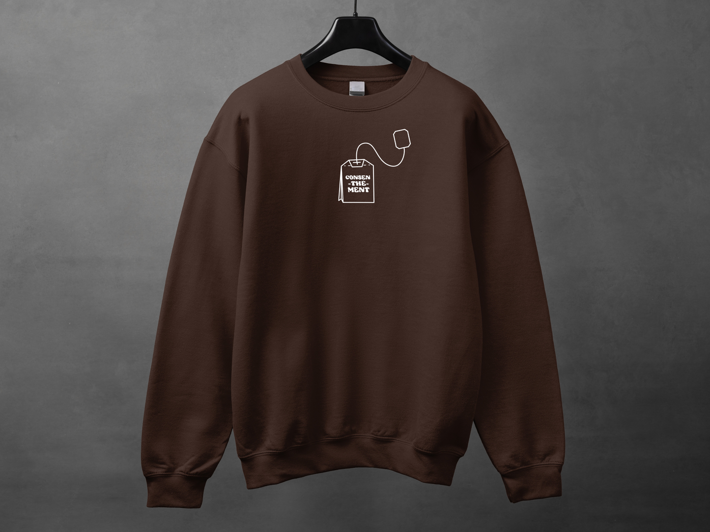 Crewneck unisexe «Consen-thé-ment»