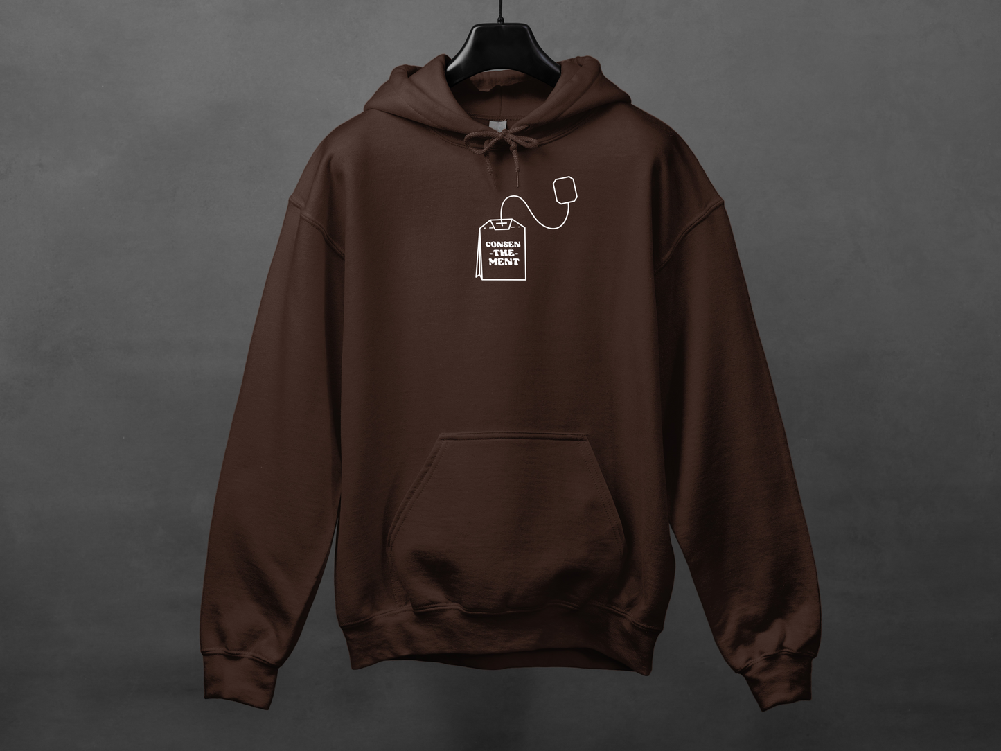 Hoodie unisexe «Consen-thé-ment»