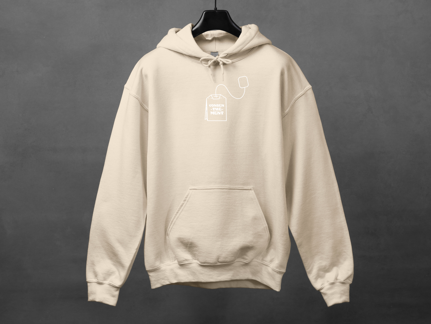 Hoodie unisexe «Consen-thé-ment»