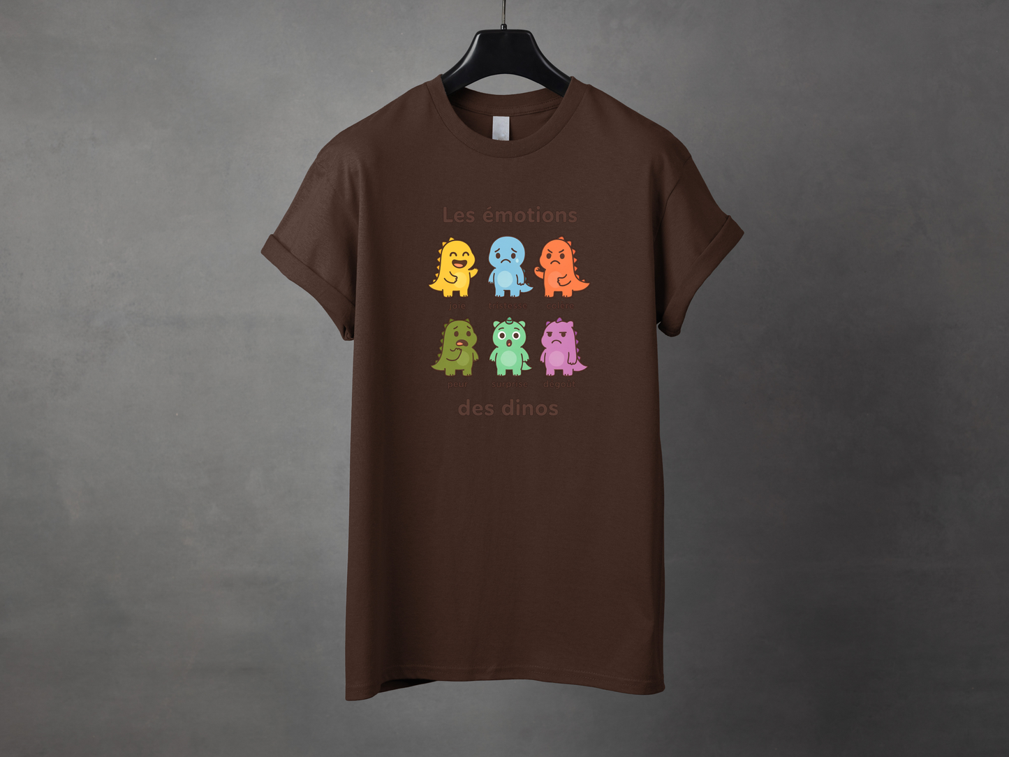 T-shirt unisexe «Émotions dinos»