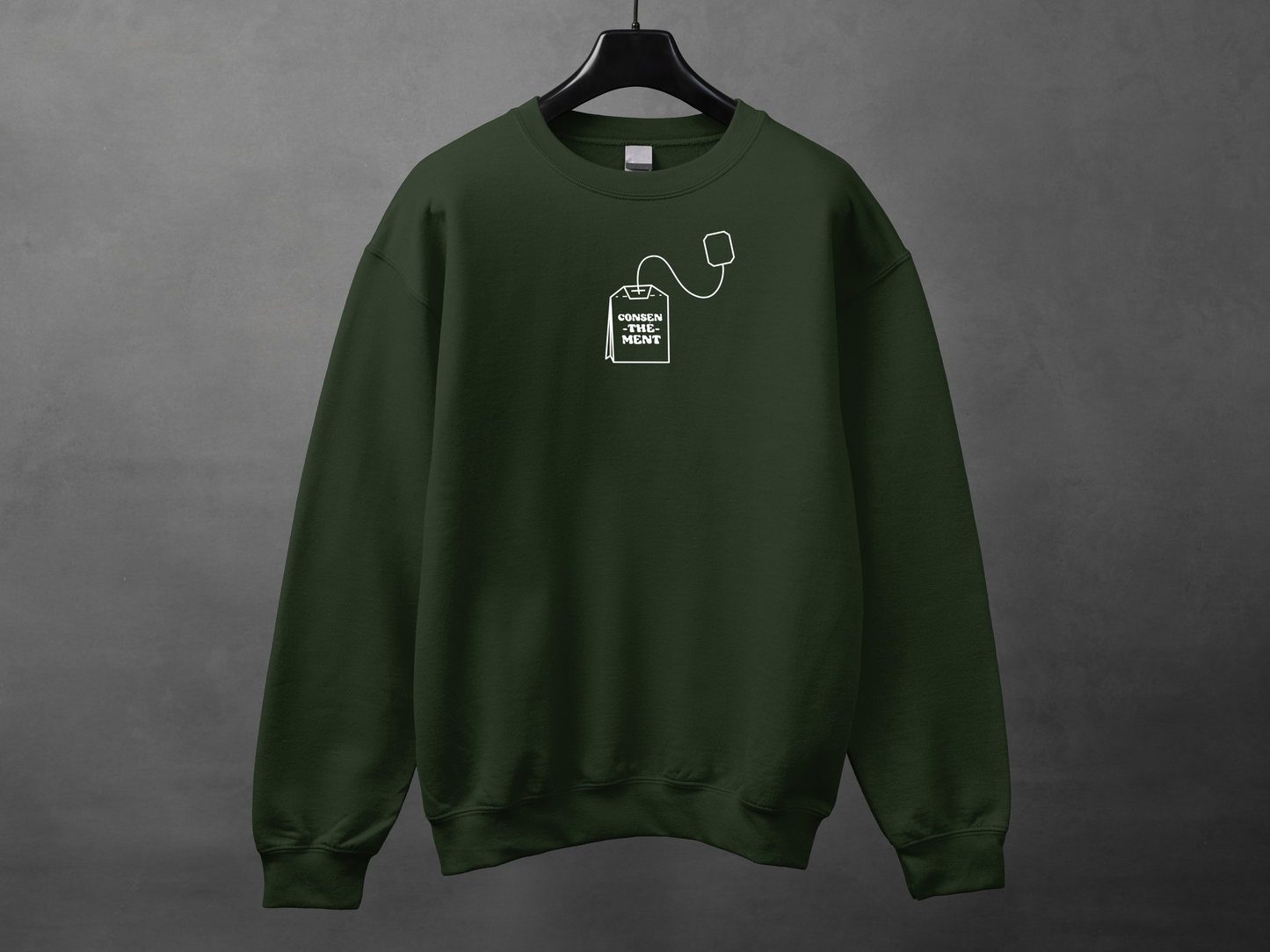 Crewneck unisexe «Consen-thé-ment»
