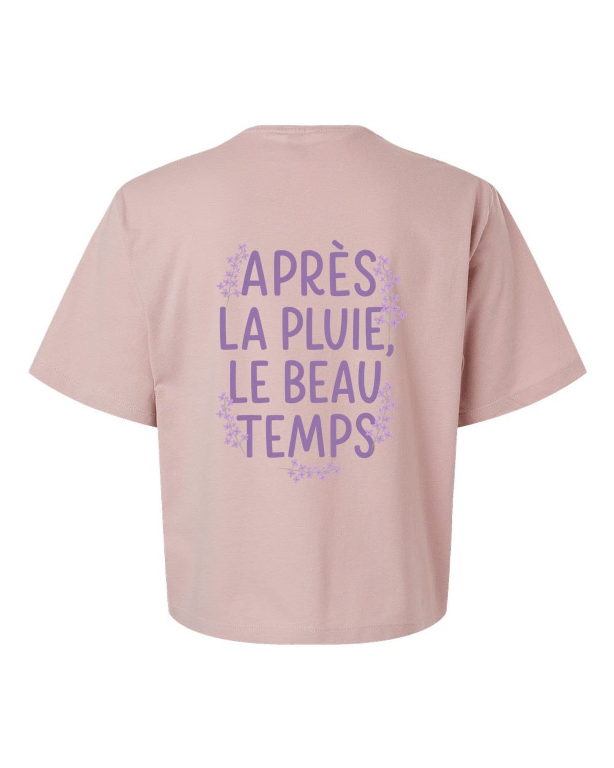 T-shirt court «Après la pluie, le beau temps»