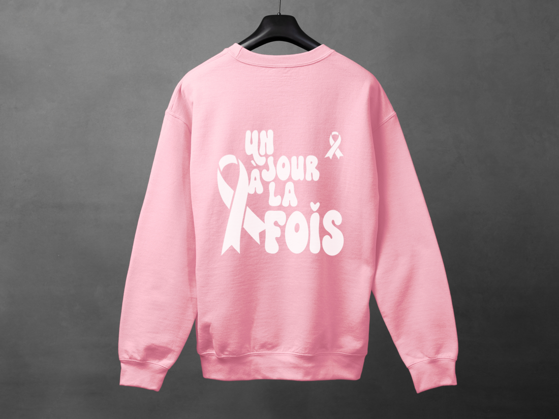 Crewneck unisexe «Un jour à la fois»