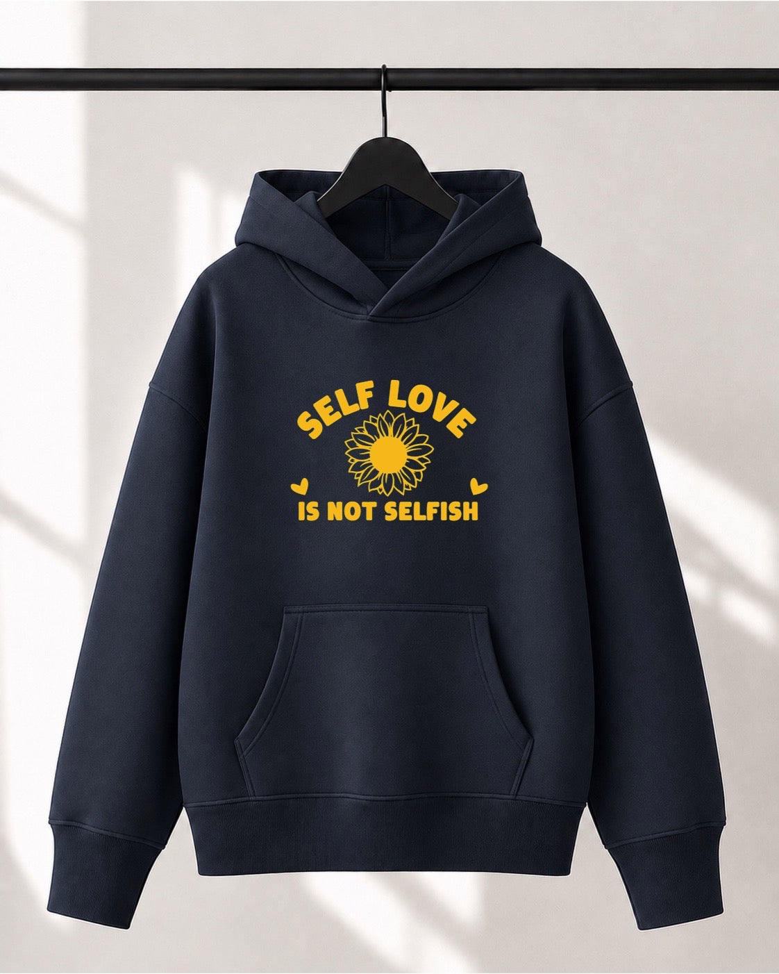 Hoodie Lusso unisexe «Self love is not selfish»