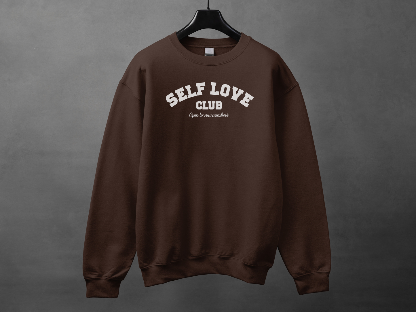Crewneck unisexe «Self love club»