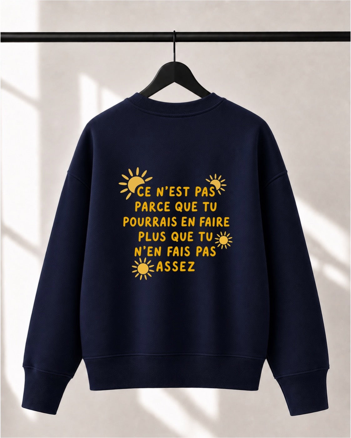 Crewneck Lusso unisexe «Suffisant»