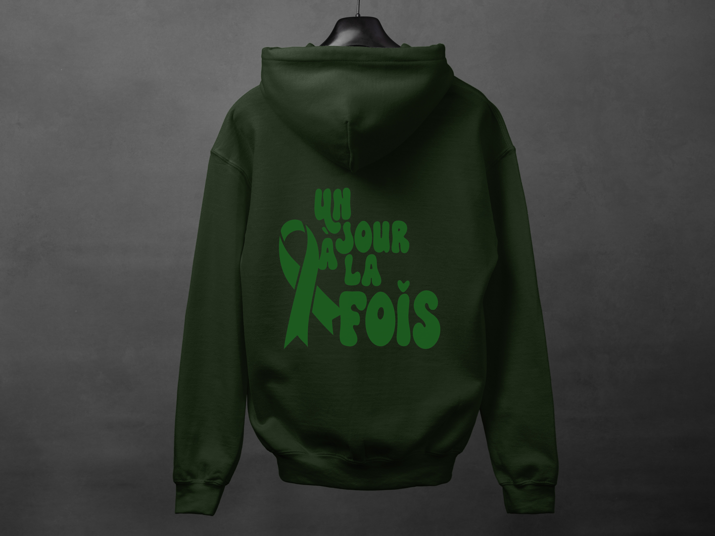 Hoodie unisexe «Un jour à la fois»