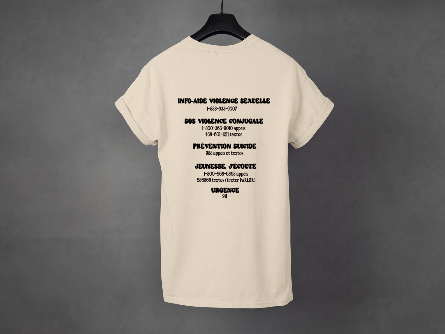 T-shirt unisexe «You matter»
