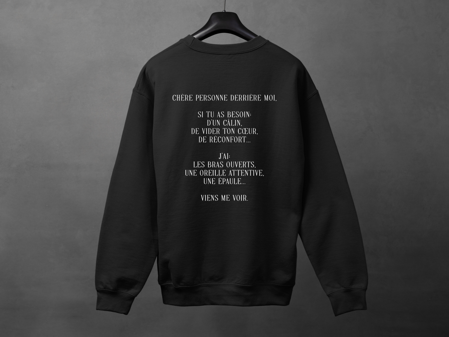 Crewneck unisexe «Safe place club»