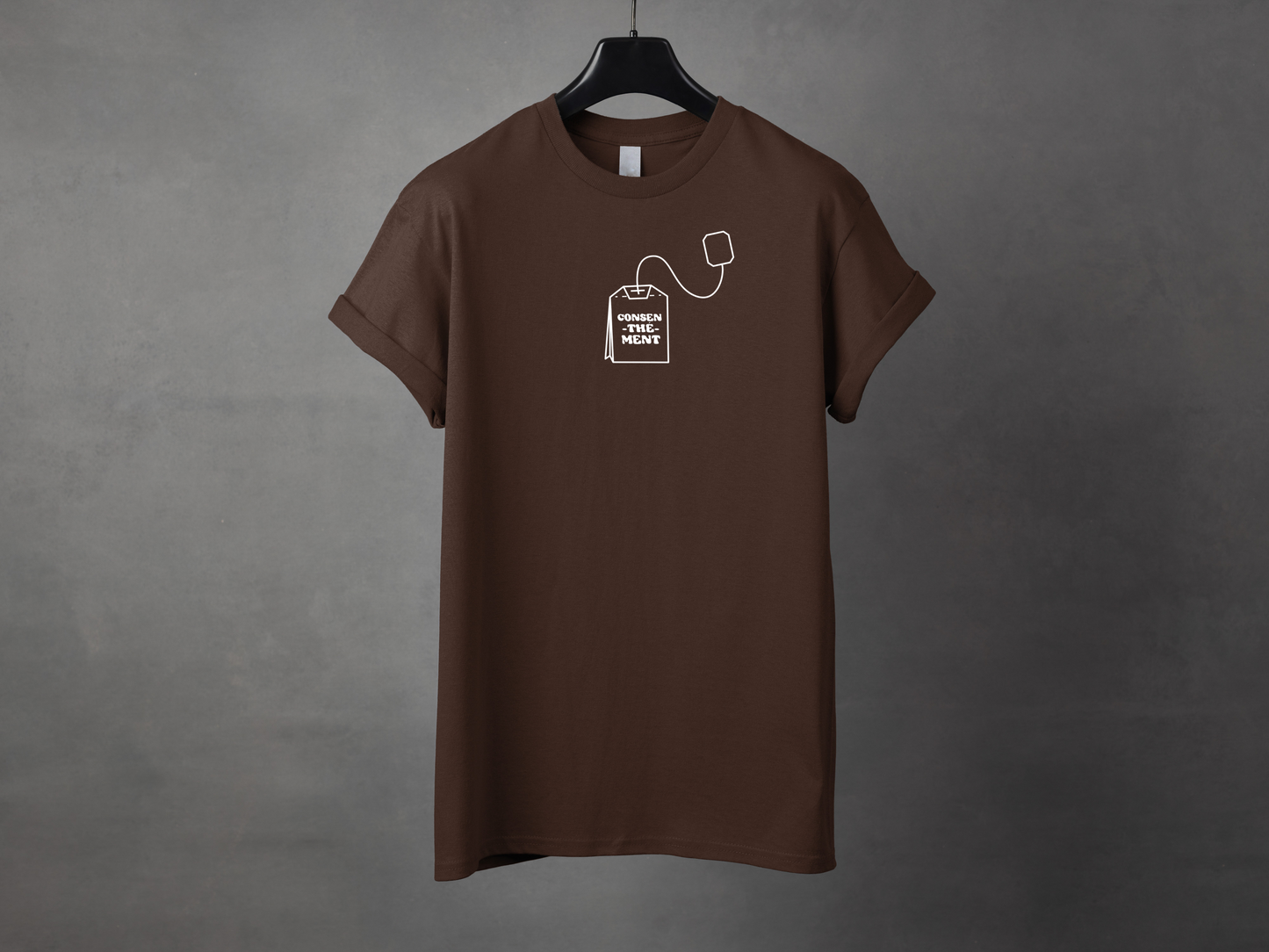 T-shirt unisexe «Consen-thé-ment»