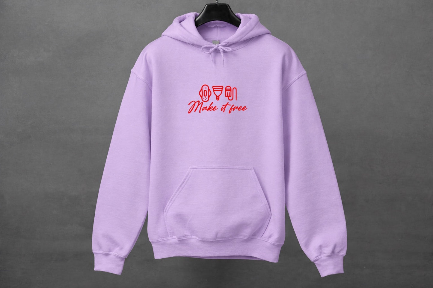 Hoodie unisexe «Make it free» - Printemps