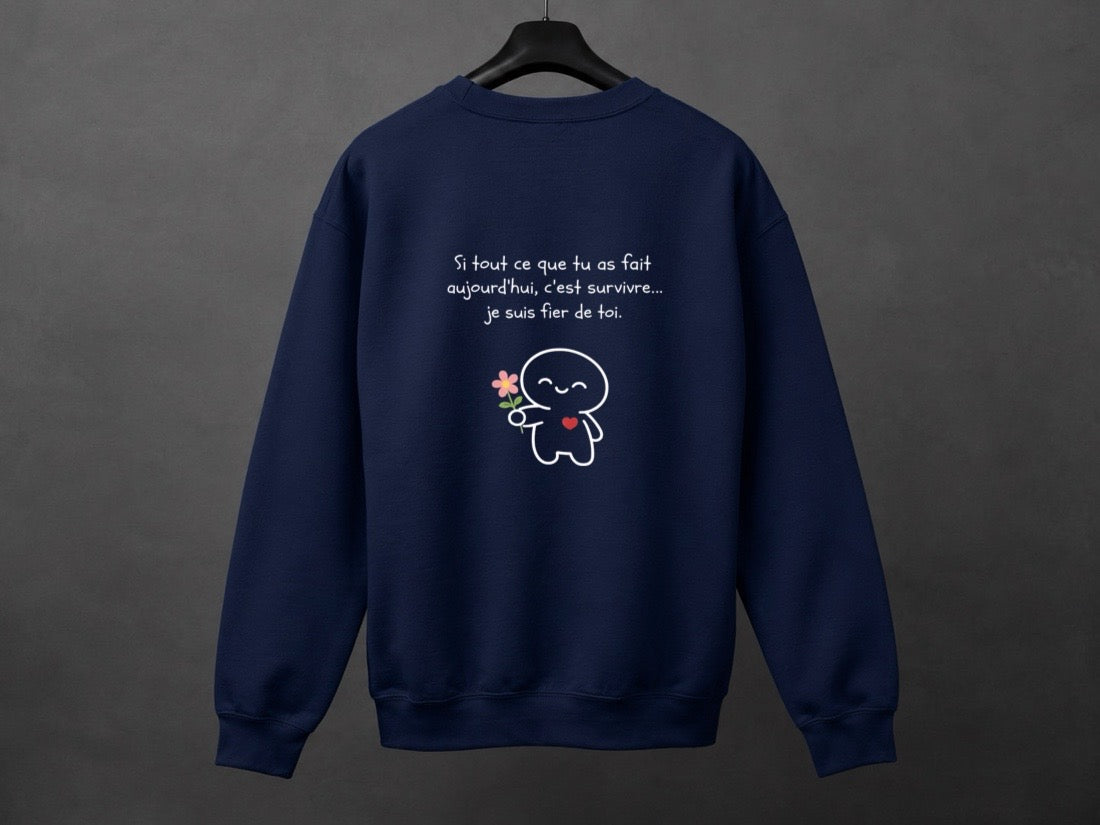 Crewneck unisexe «aujourd'hui»