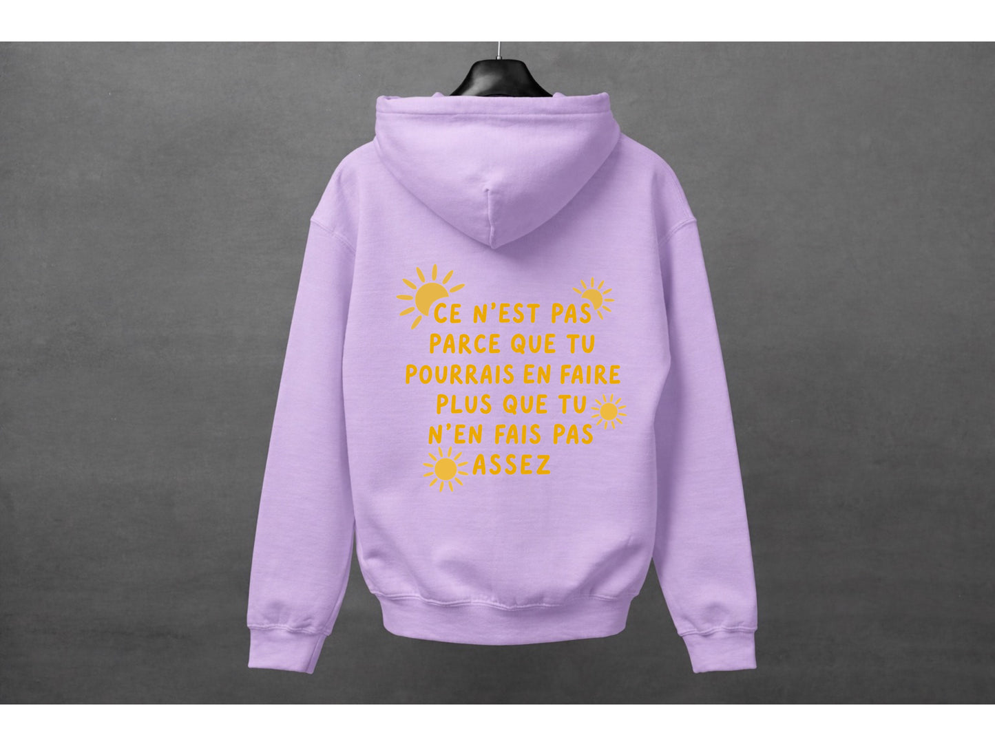 Hoodie unisexe «Suffisant» - Printemps