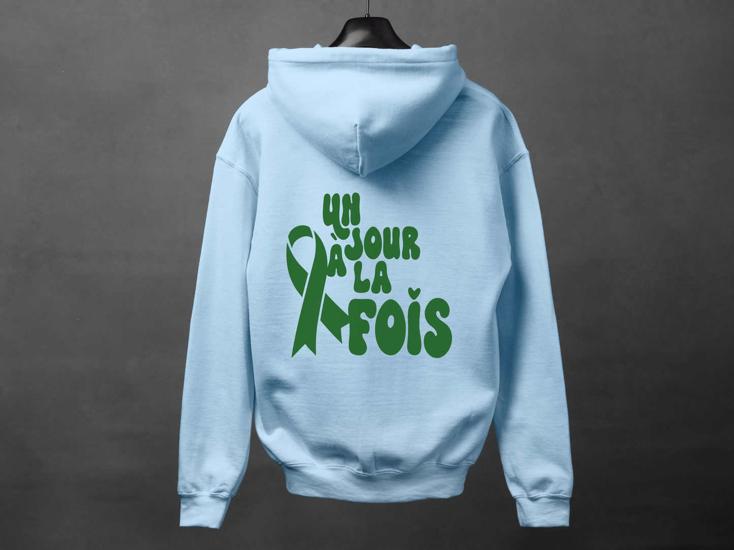 Hoodie unisexe «Un jour à la fois»