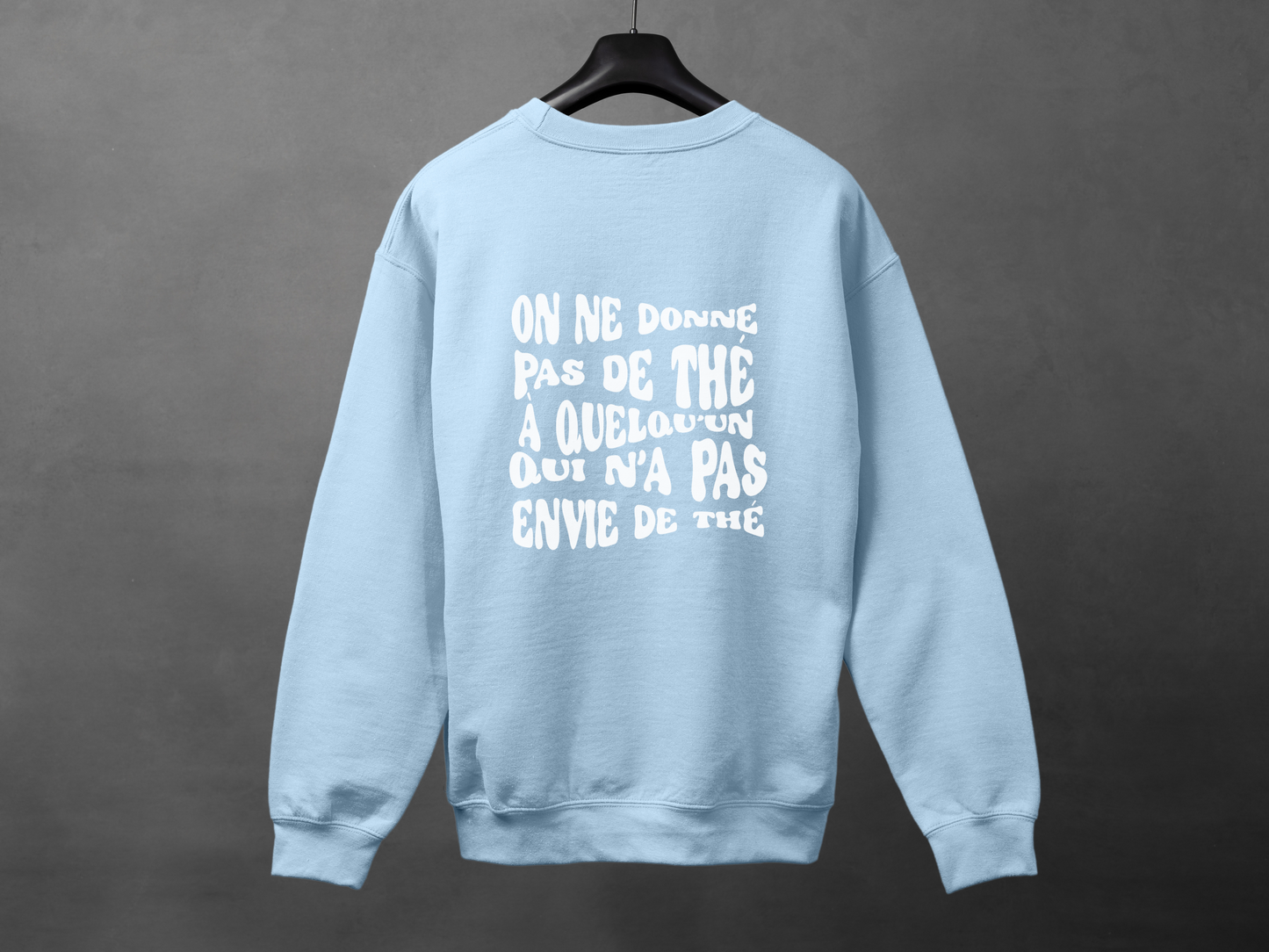 Crewneck unisexe «Consen-thé-ment»