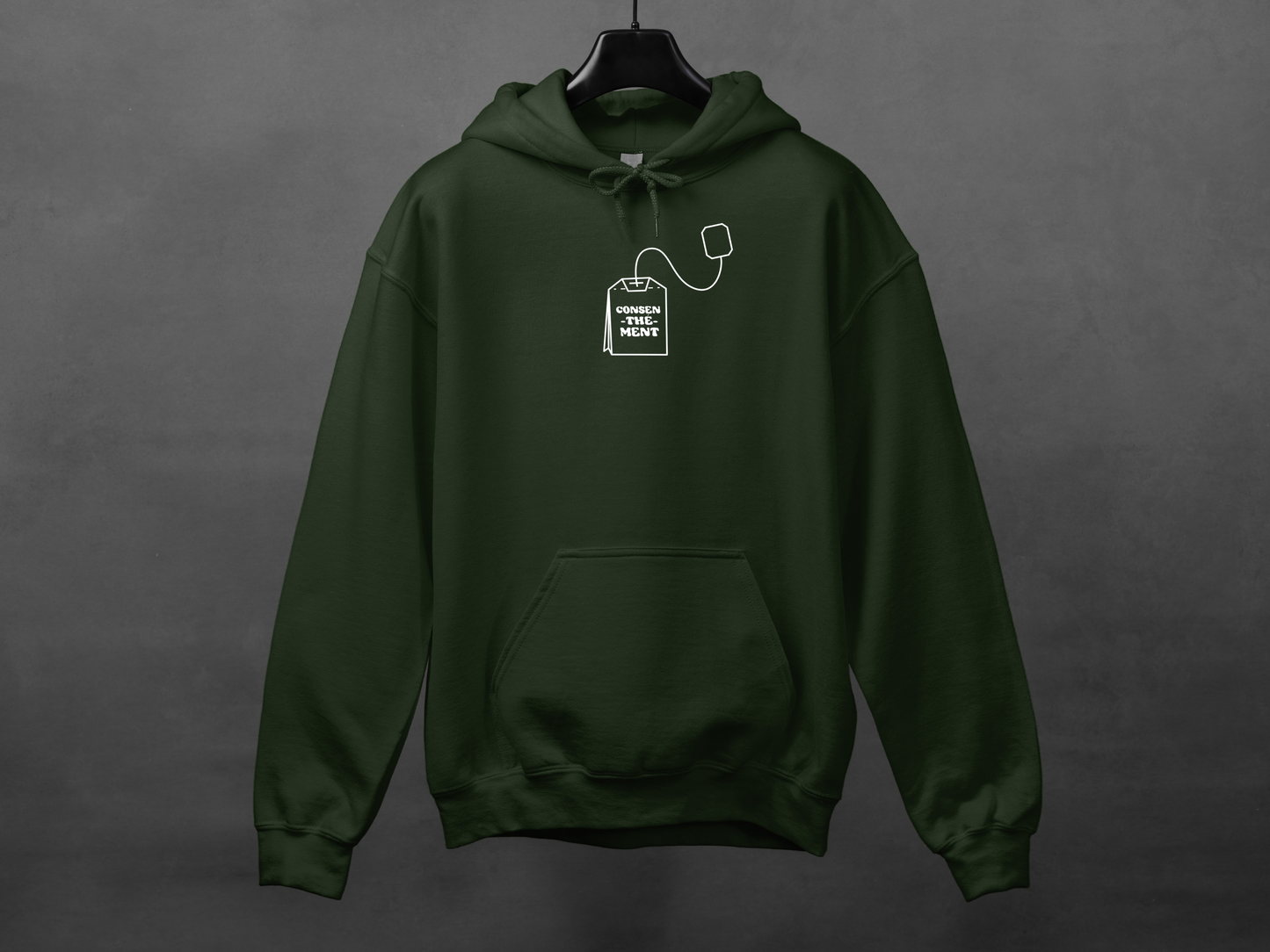 Hoodie unisexe «Consen-thé-ment»