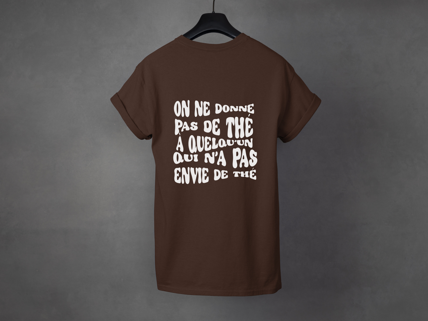 T-shirt unisexe «Consen-thé-ment»