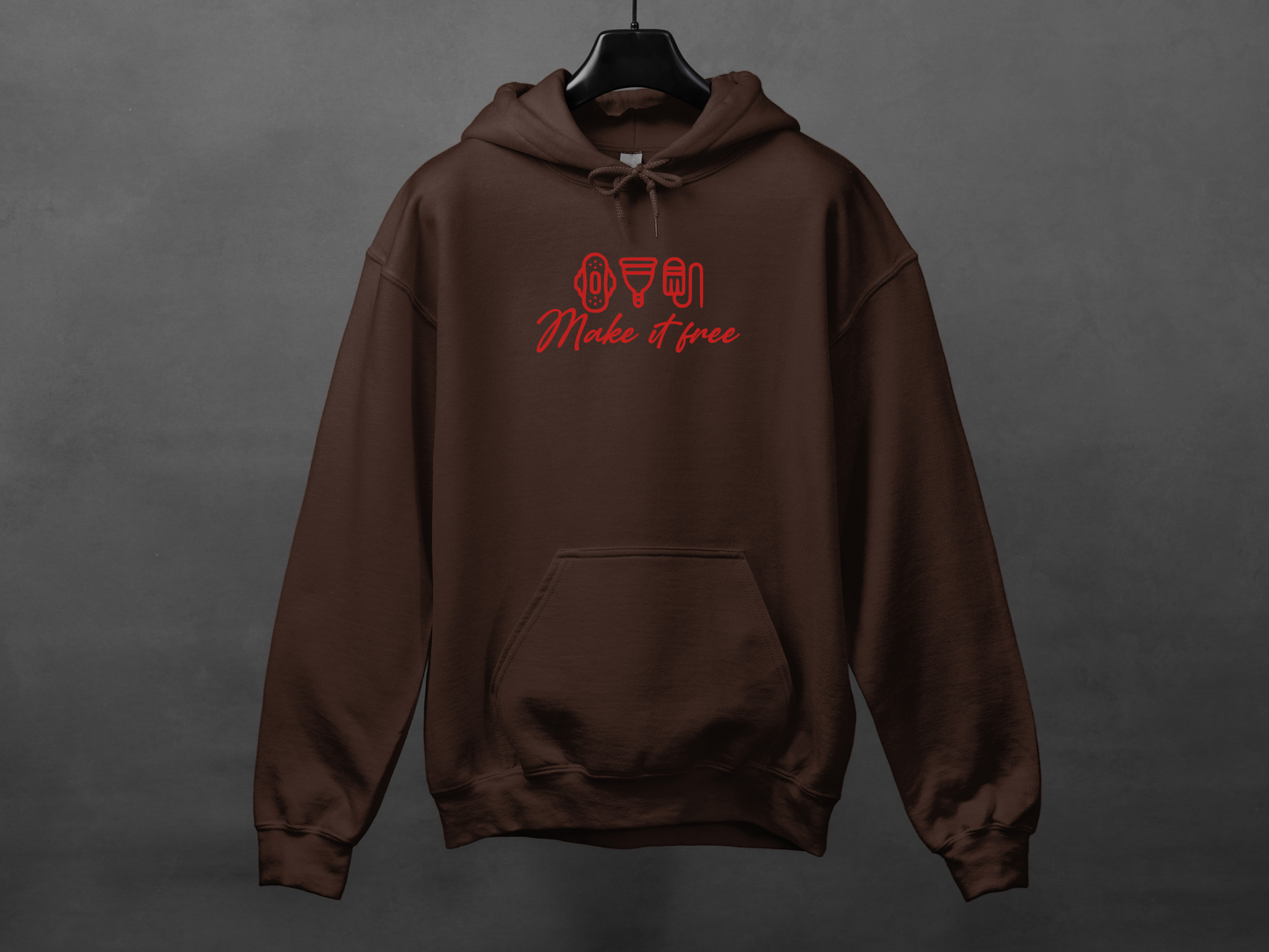 Hoodie unisexe «Make it free»