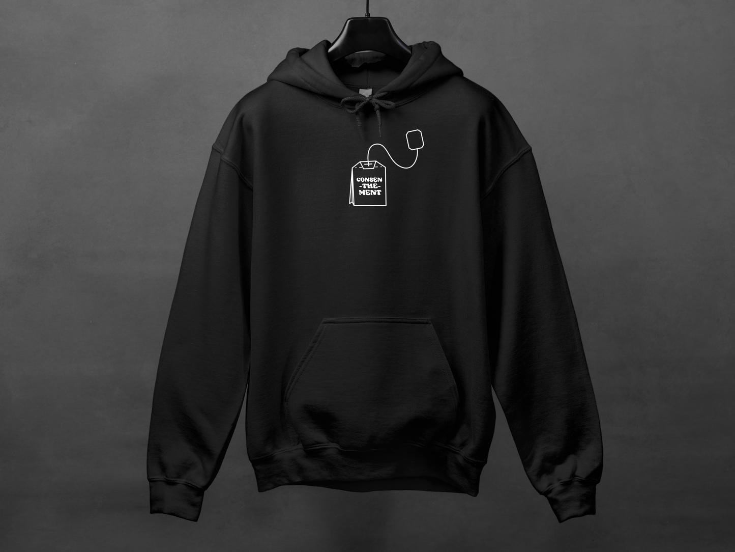 Hoodie unisexe «Consen-thé-ment»