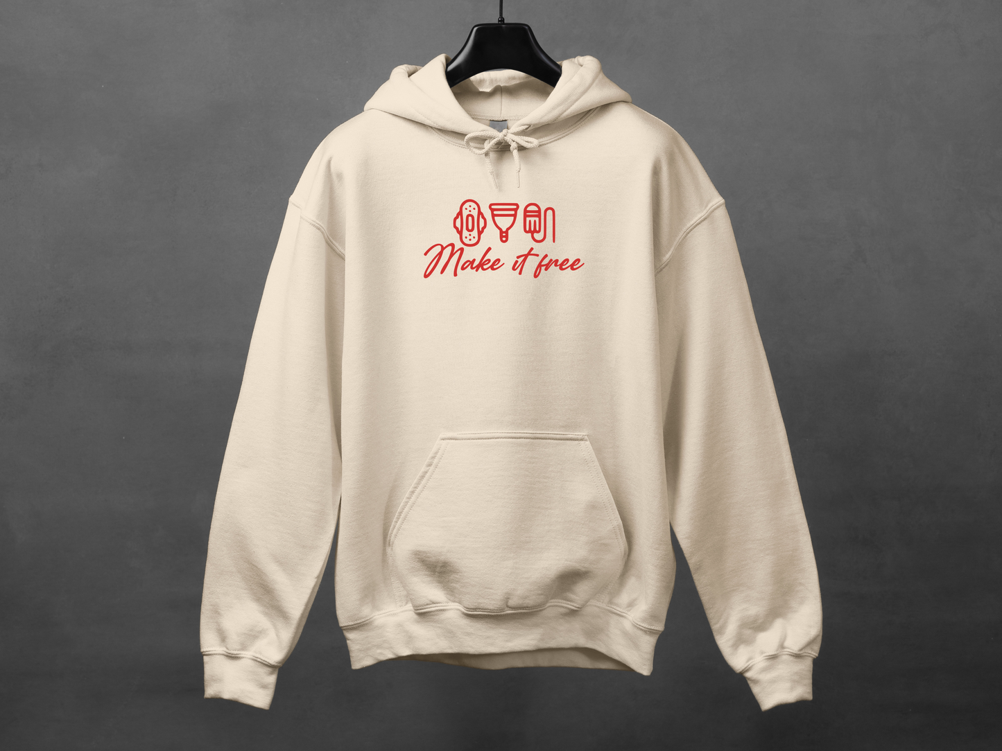 Hoodie unisexe «Make it free»