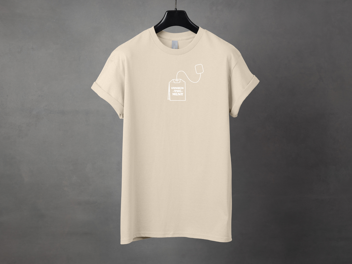 T-shirt unisexe «Consen-thé-ment»