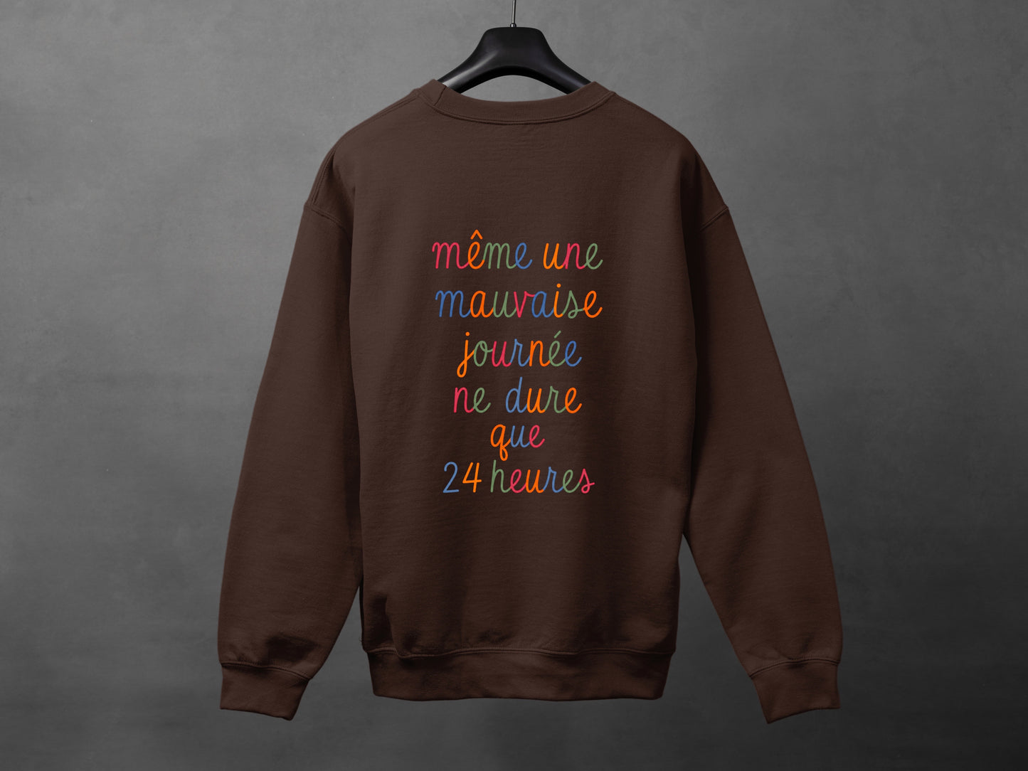 Crewneck unisexe «24 heures»