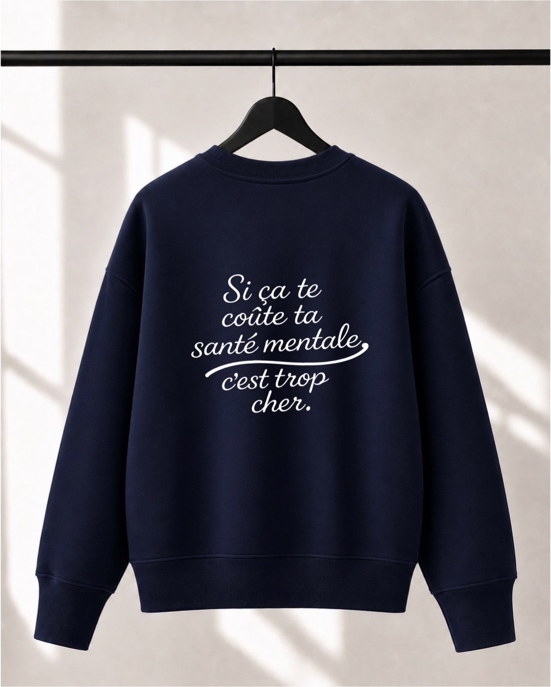 Crewneck Lusso unisexe «Santé mentale»