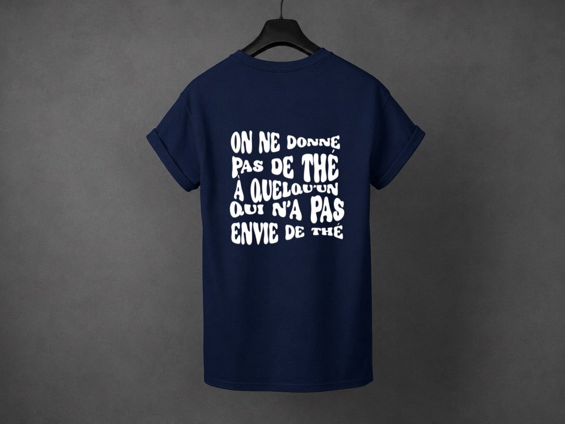 T-shirt unisexe «Consen-thé-ment»