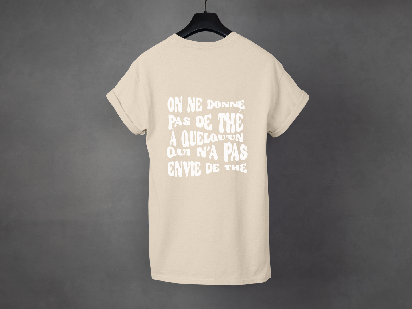 T-shirt unisexe «Consen-thé-ment»