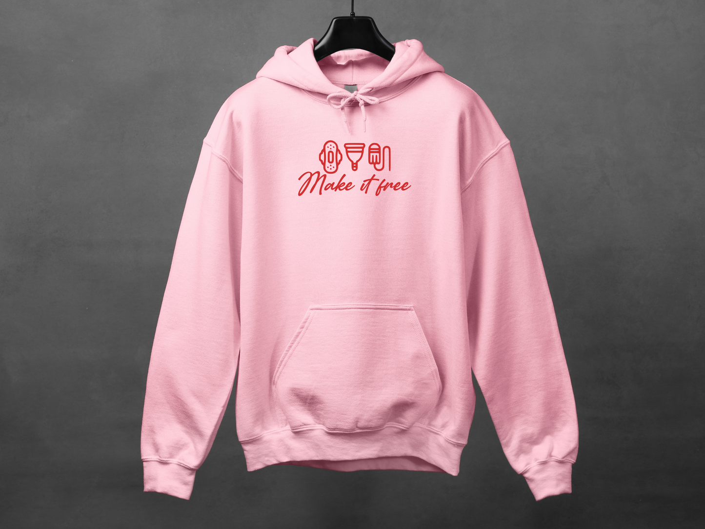 Hoodie unisexe «Make it free»