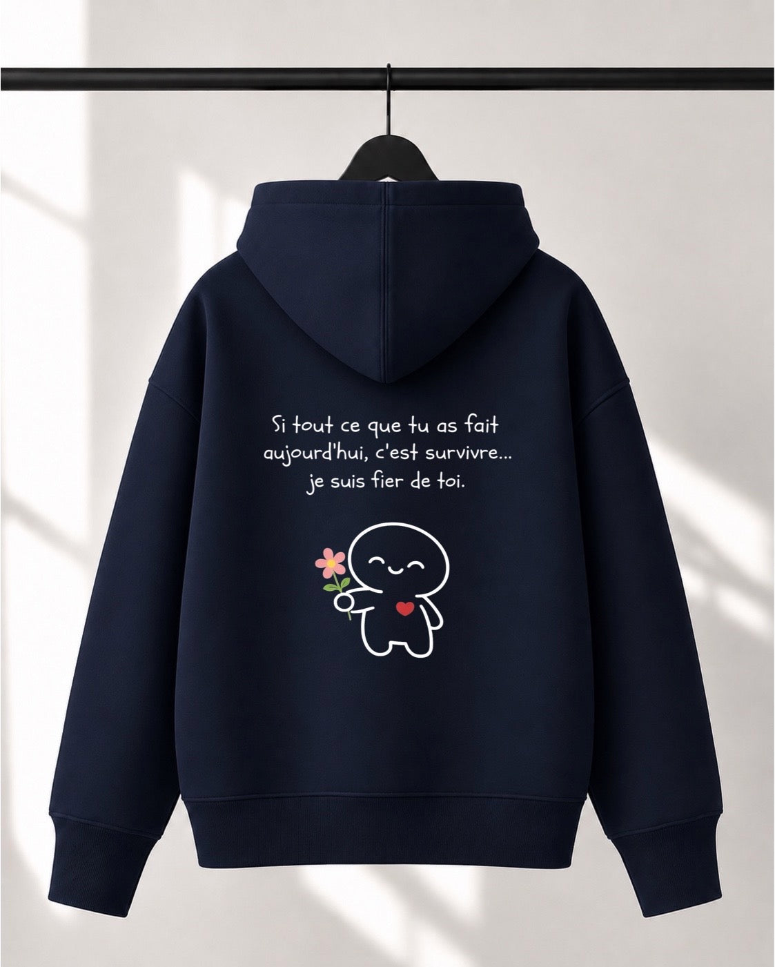 Hoodie Lusso unisexe «Aujourd'hui»