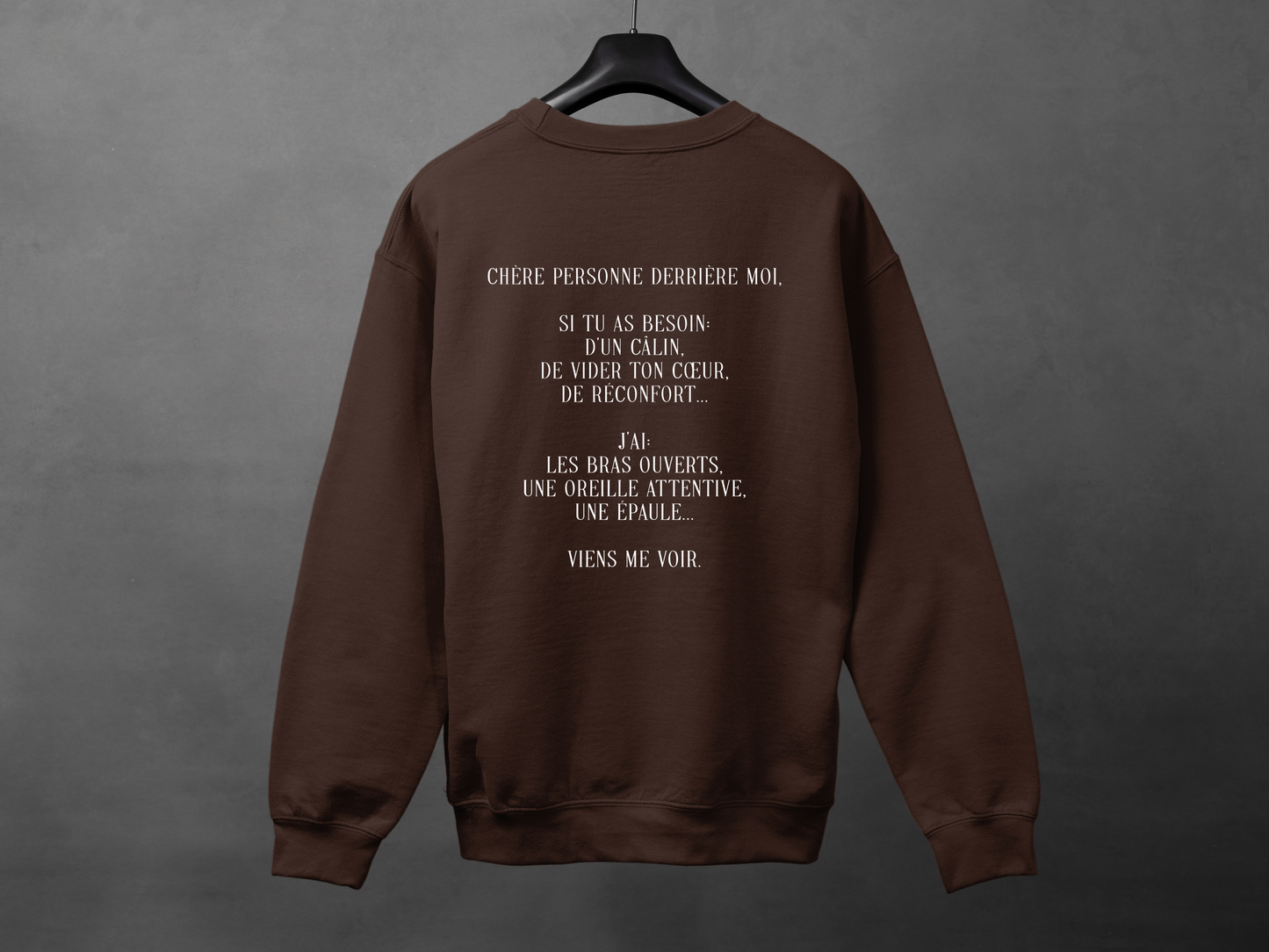 Crewneck unisexe «Safe place club»
