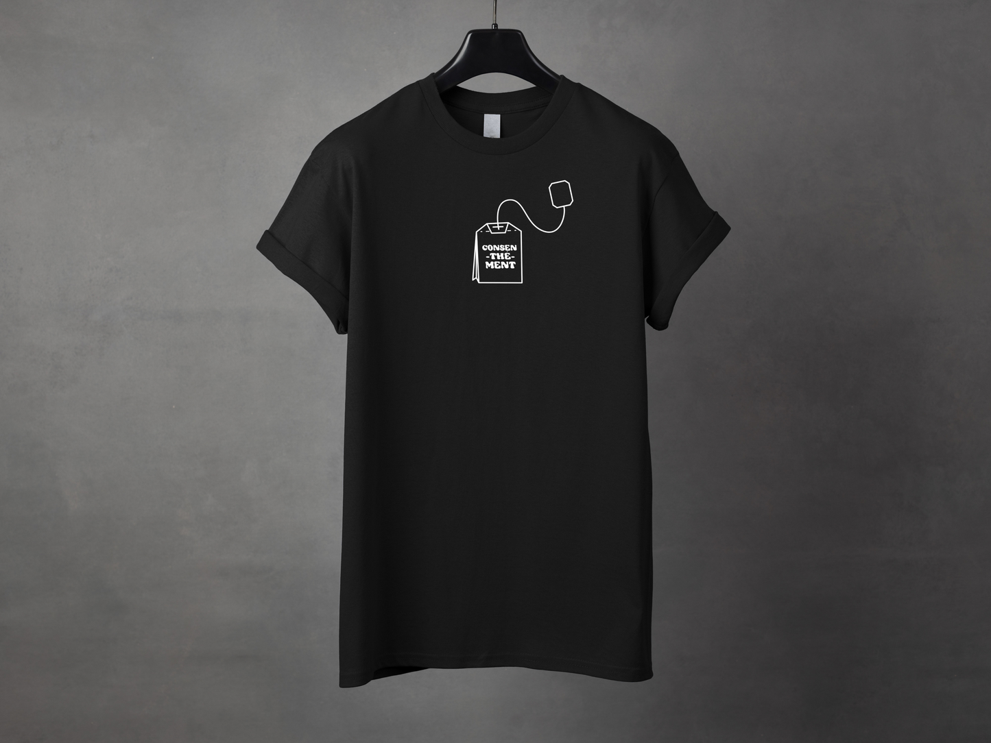 T-shirt unisexe «Consen-thé-ment»