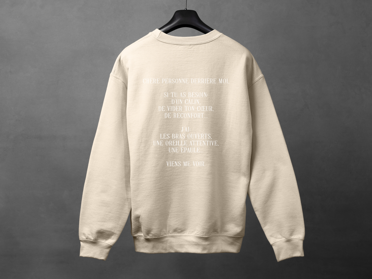 Crewneck unisexe «Safe place club»