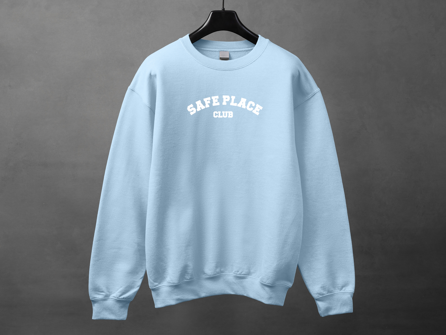 Crewneck unisexe «Safe place club»