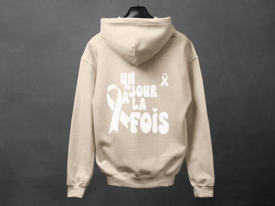 Hoodie unisexe «Un jour à la fois»