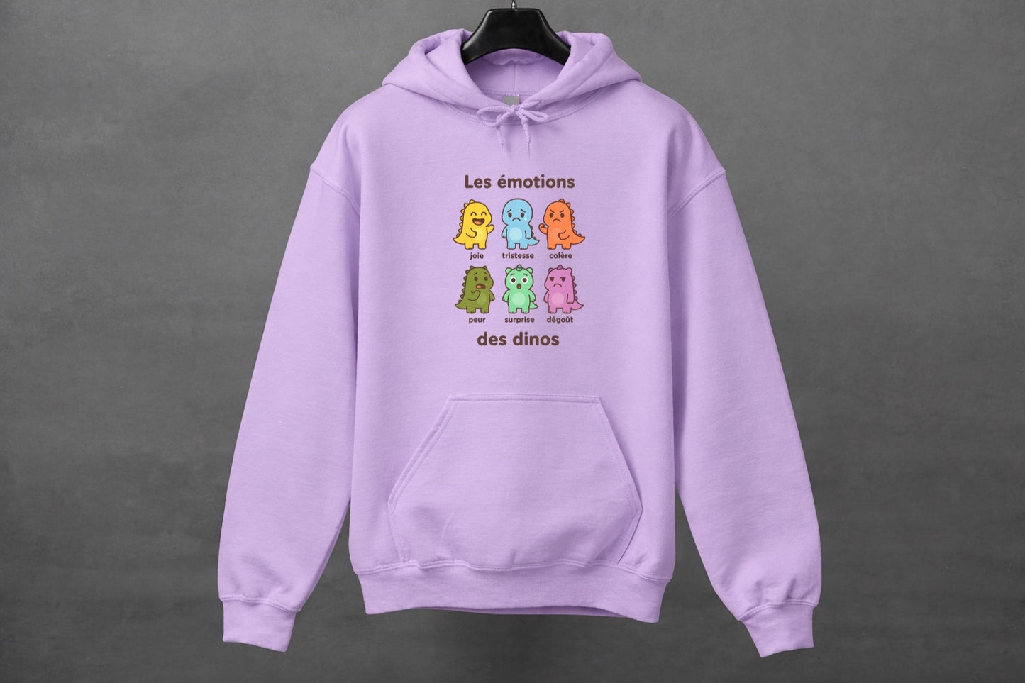 Hoodie unisexe «Émotions dinos» - Printemps