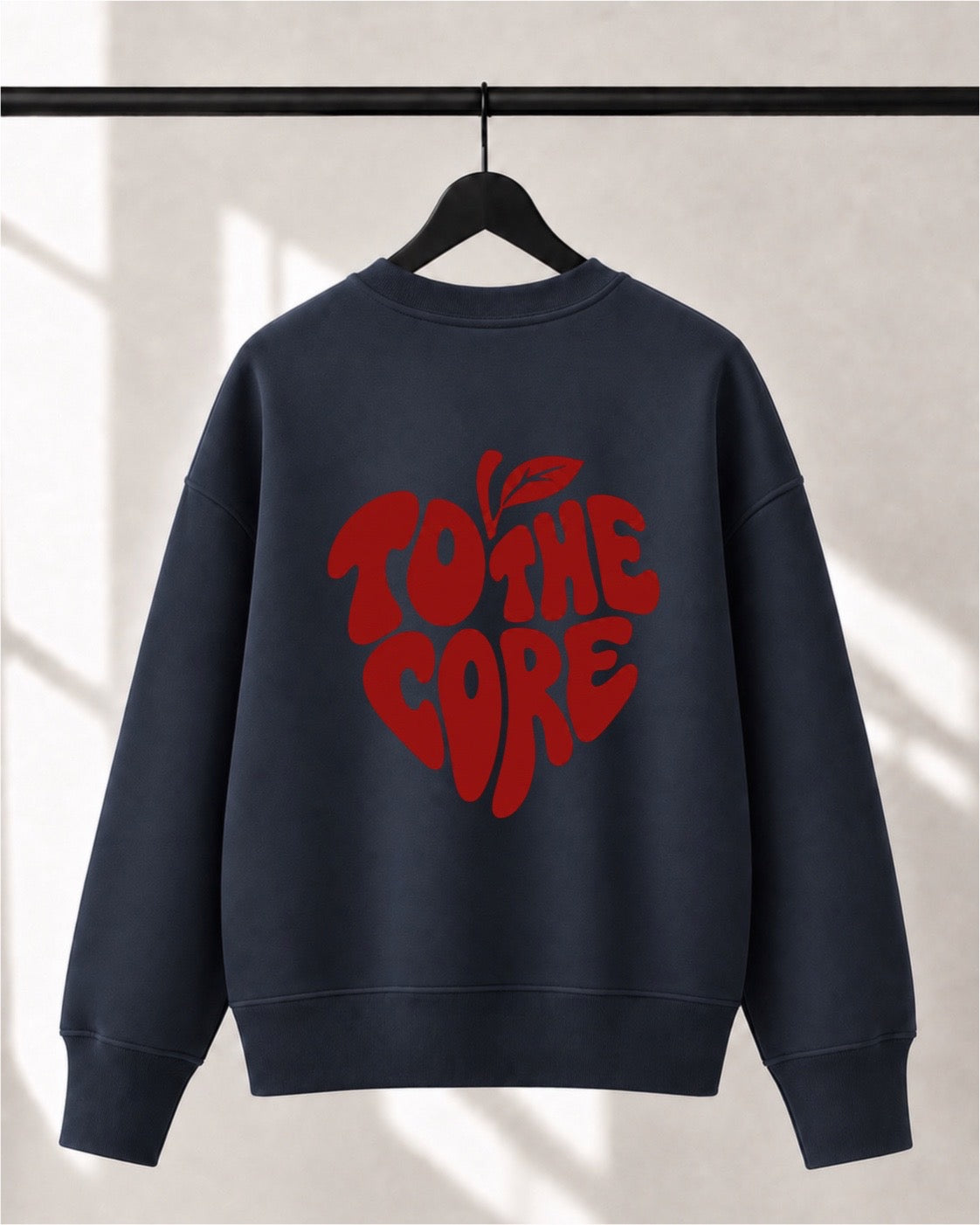 Crewneck Lusso unisexe «Loving myself to the core»