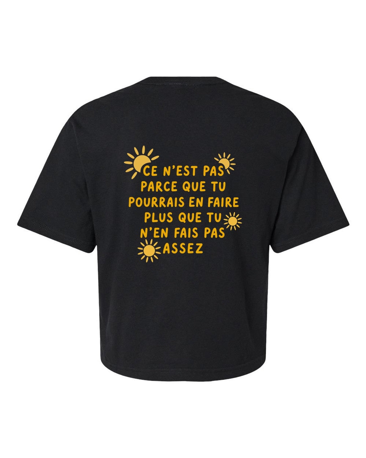 T-shirt court «Loving myself berry much» X «suffisant »