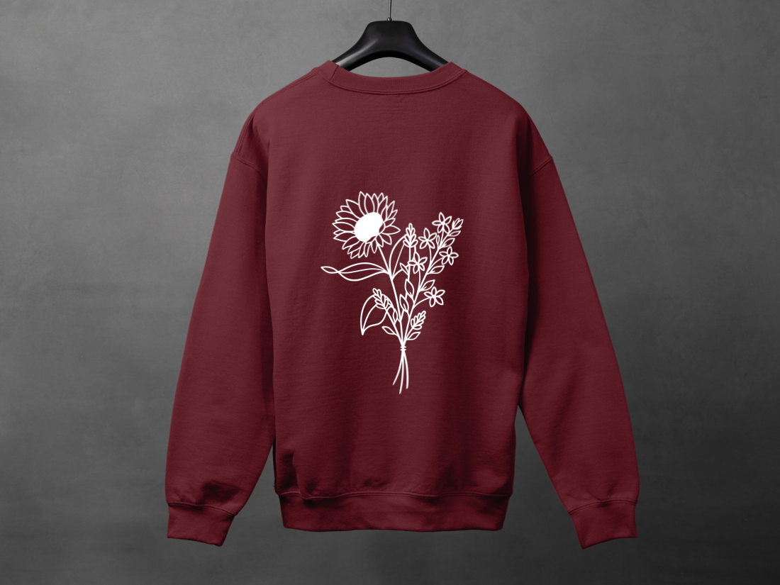 Crewneck unisexe «I can buy myself flowers»