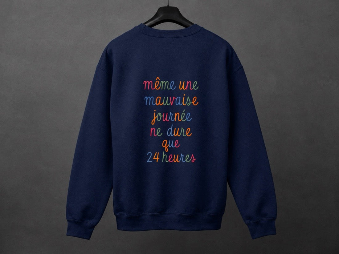Crewneck unisexe «24 heures»