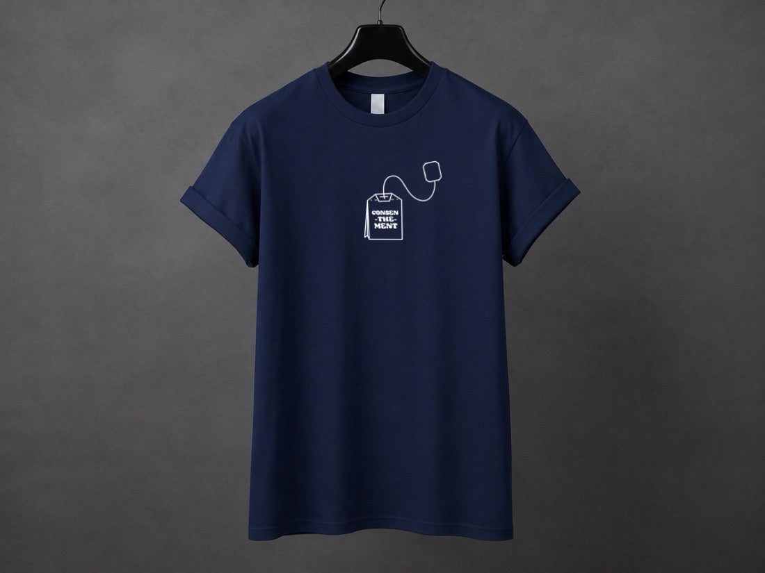 T-shirt unisexe «Consen-thé-ment»