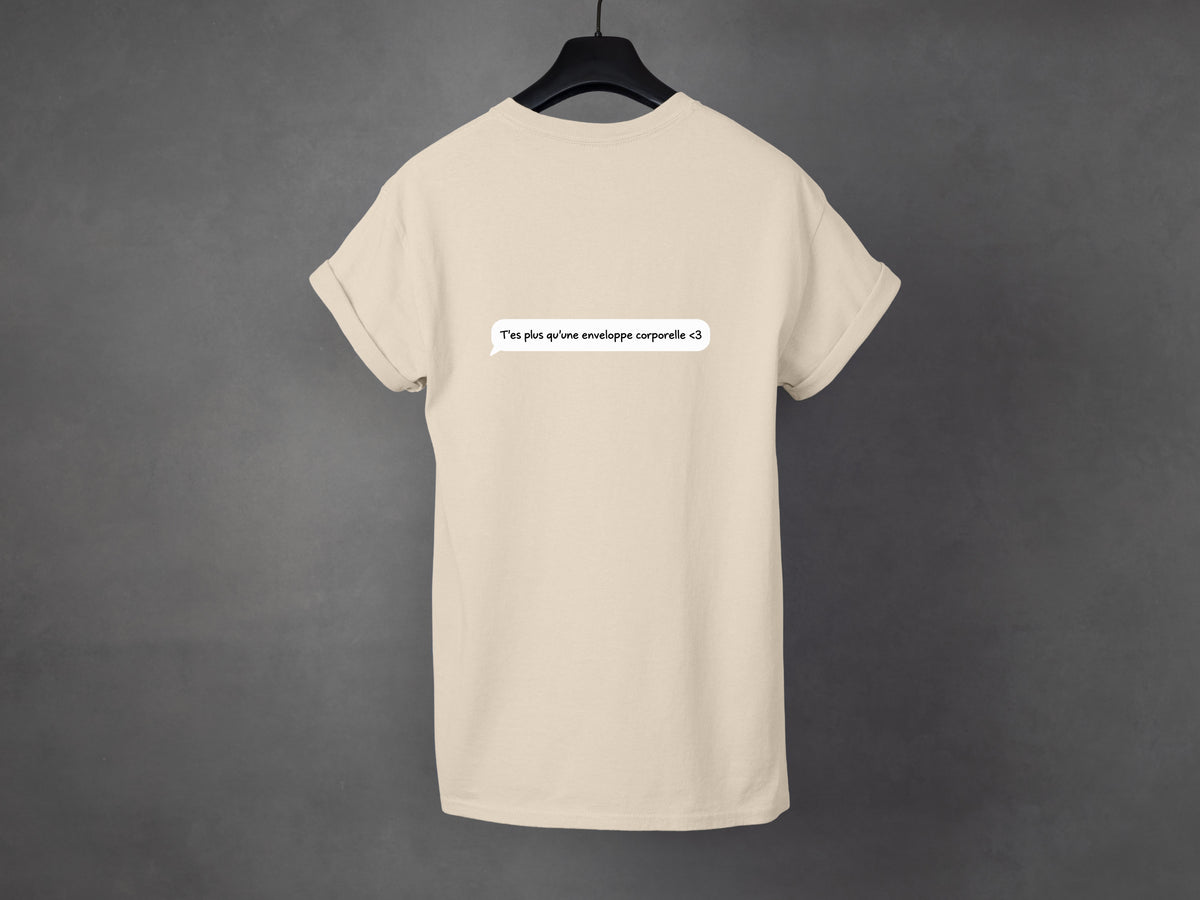 T-shirt unisexe «Texto du cœur»