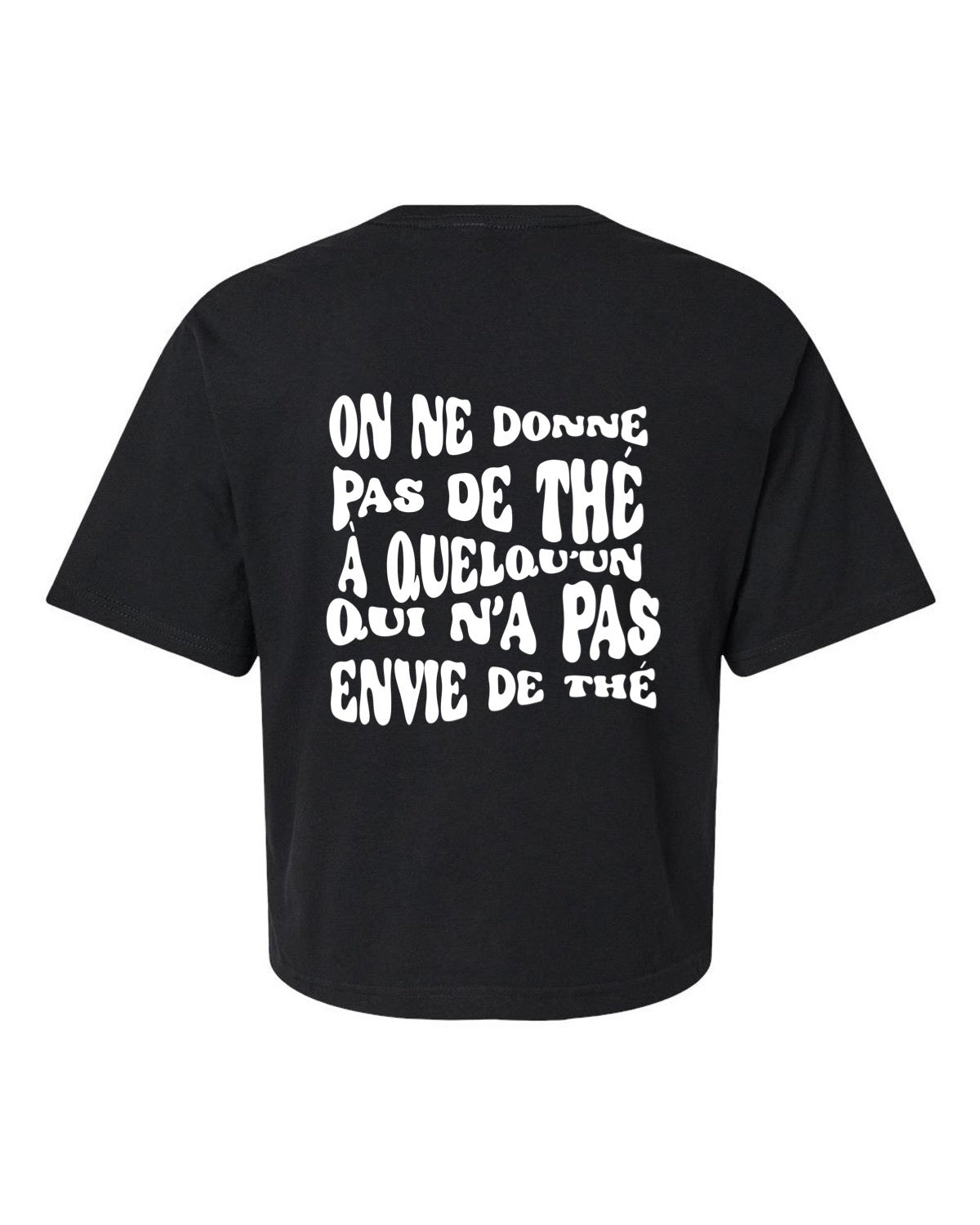 T-shirt court « Consen-thé-ment »